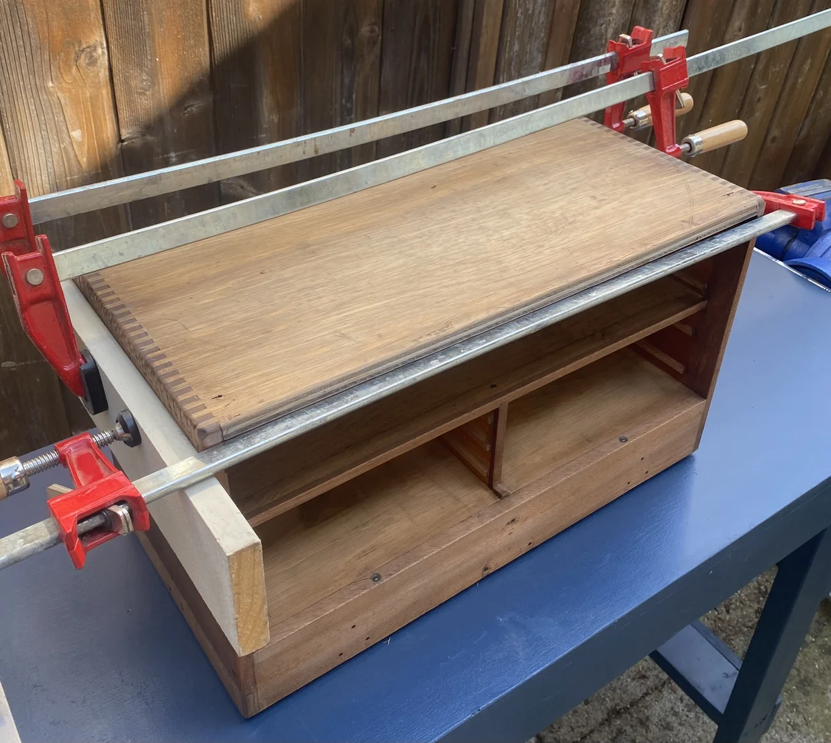 box body clamped