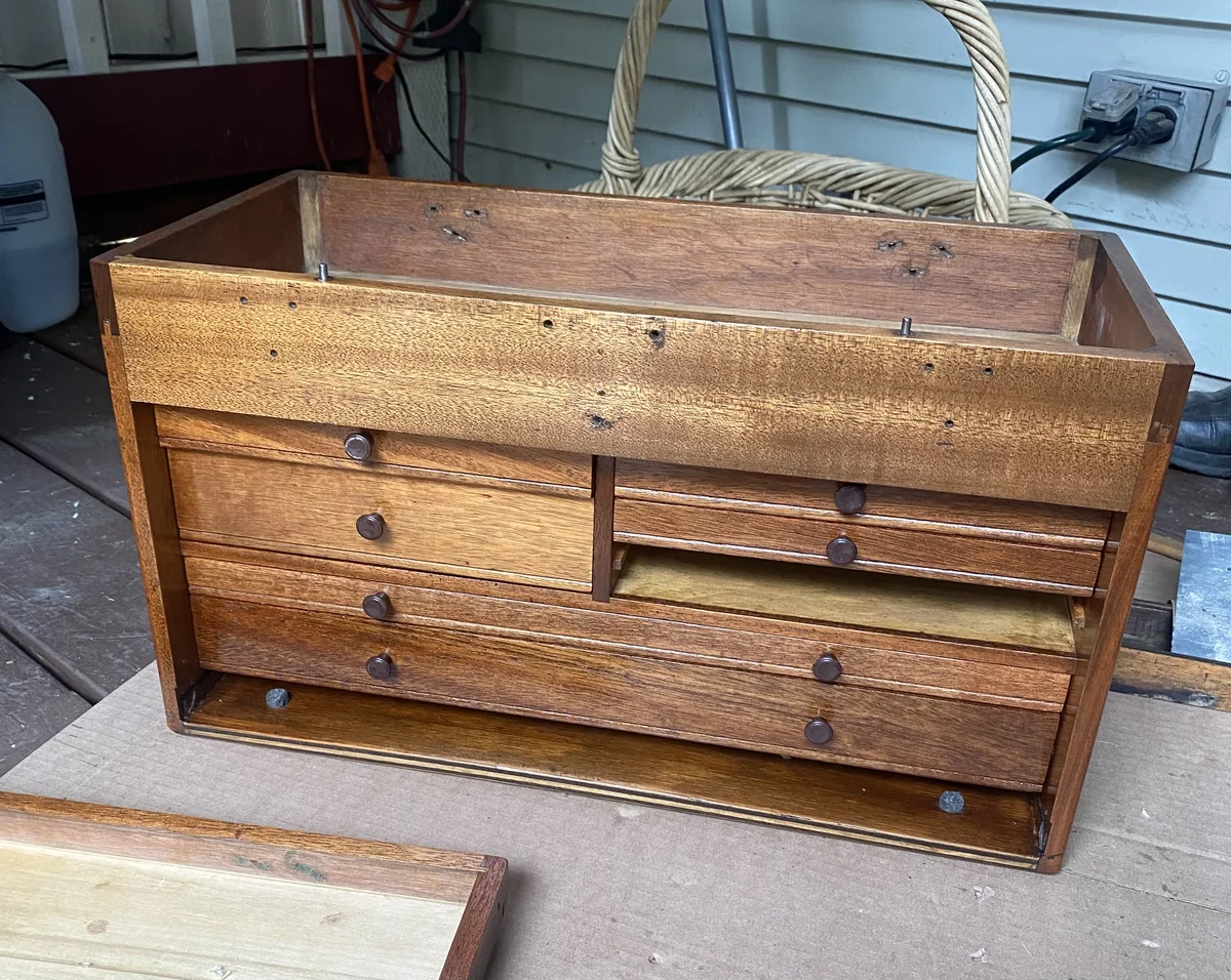 refinished and reassembling